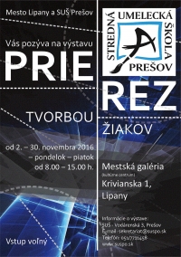 Výstava Prierez 2016/17 - Lipany